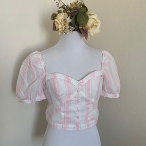 Gianni Bini Crop blouse